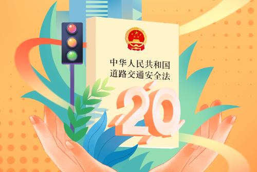 道交法实施20周年宣传海报